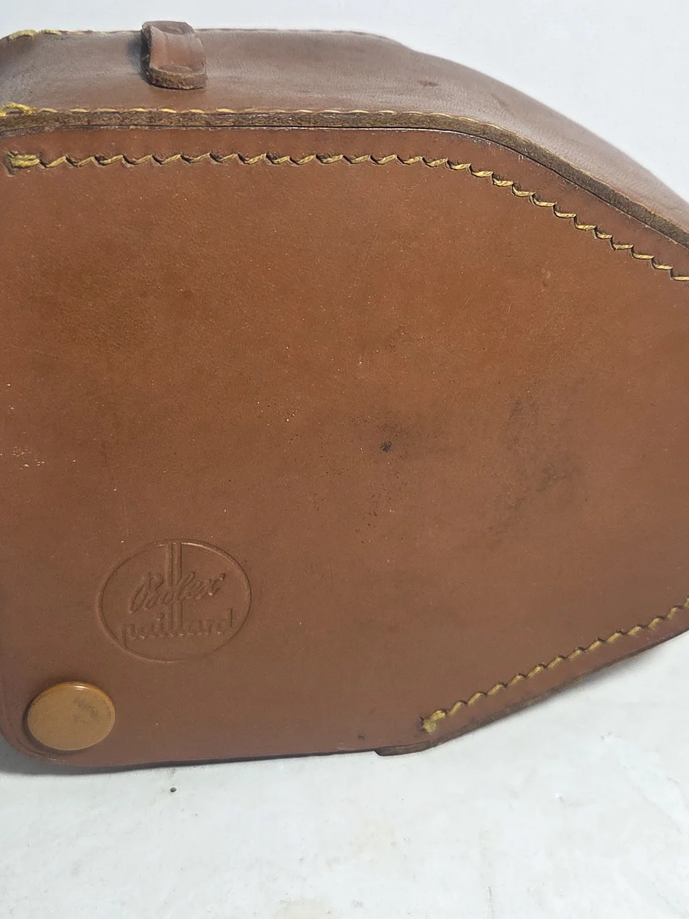 Vintage Bolex Paillard Brown Leather Camera Case - Made in England